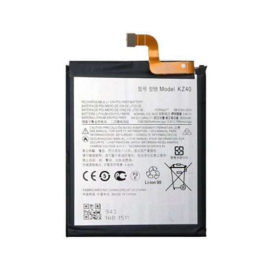 BATTERY MOTOROLA MOTO Z4/KZ40 XT1980-3